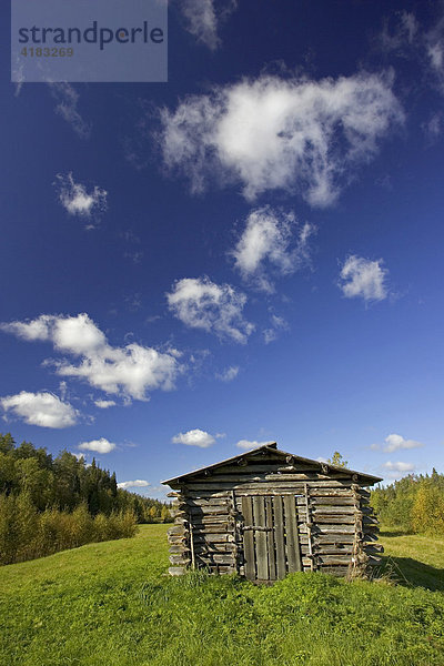 Blockhütte  Nationalpark Oulanka  Finnland