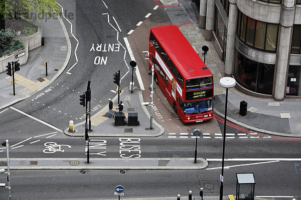 Doppeldecker Bus in London  Großbritannien