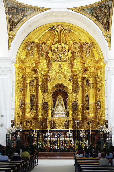 Altar der Kirche von Rocio  El Rocio  Andalusien  Spanien  Europa