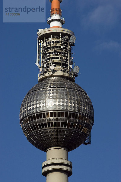 Kugel des Fernsehturm  Berlin  Deutschland