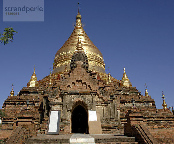 Dhamma-ya-zi-ka Pagode  Archäologische Stätte von Pagan  Bagan  Myanmar  Burma