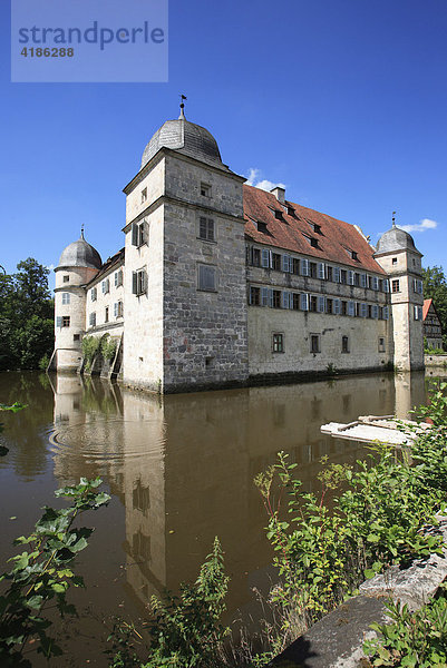 Wasserschloß Mitwitz  Landkreis Kronach  Oberfranken  Bayern  Deutschland