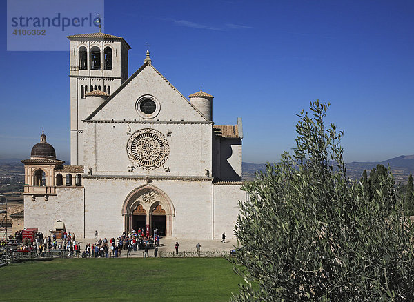 Basilika San Francesco  Assisi  Umbrien  Italien