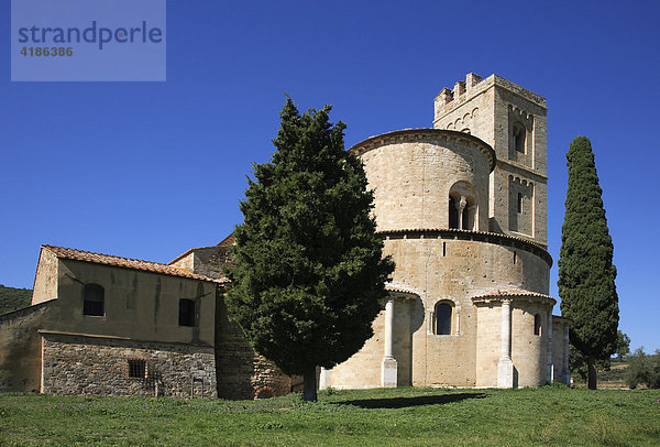 Klosterkirche Sant' Antimo in Toskana  Italien