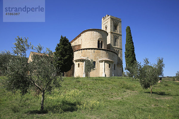 Klosterkirche Sant' Antimo in Toskana  Italien