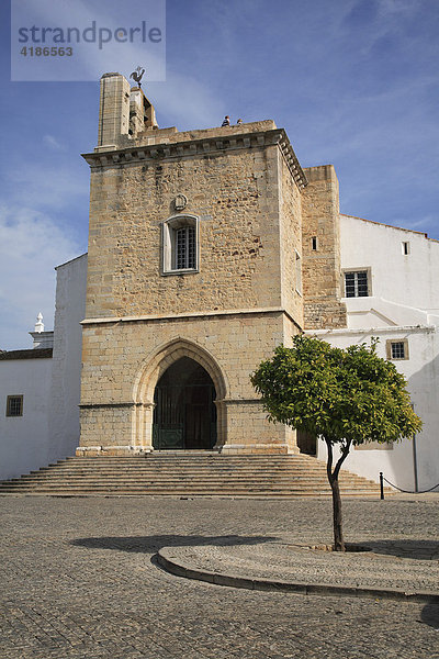 Kathedrale Se  Sedos Episcopalis  in Faro  Algarve  Portugal