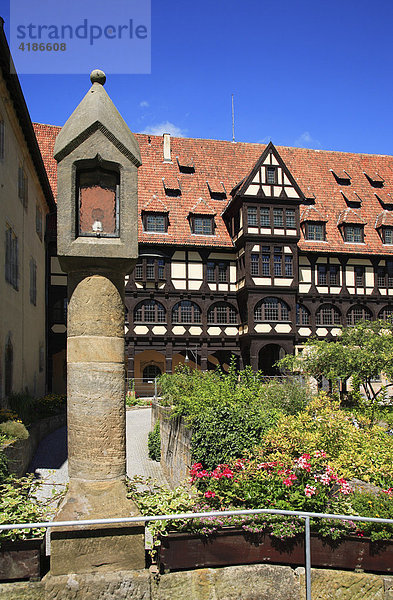 Innenhof der Veste Coburg  Coburg  Oberfranken  Bayern  Deutschland  Europa