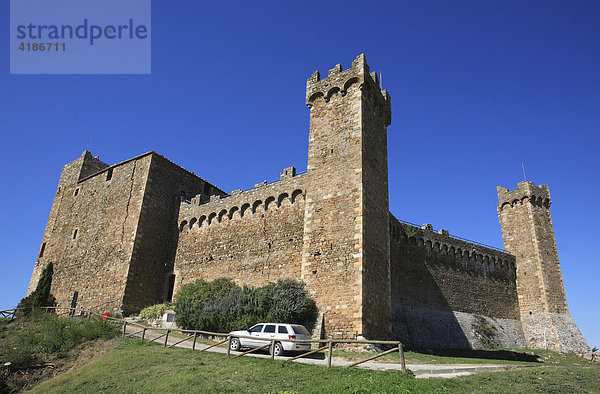 Fortezza  Burg von Montalcino  Provinz Siena  Toskana  Italien