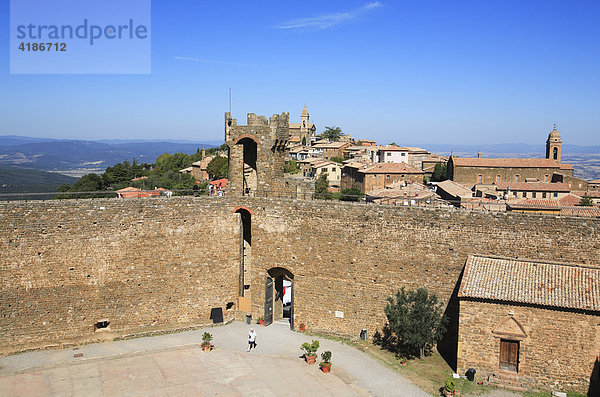 Fortezza  Burg von Montalcino  Provinz Siena  Toskana  Italien