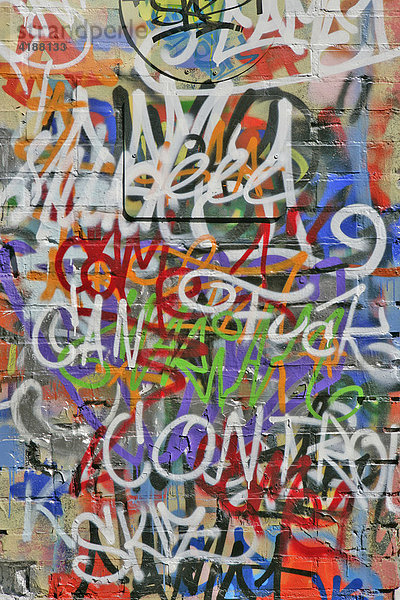 Graffiti mit Text