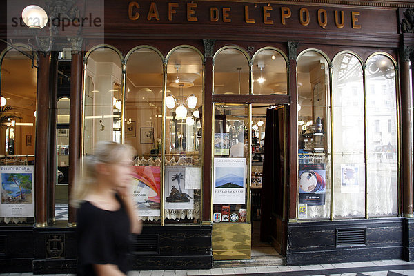 Café de L'Epoque in der Passage Galerie Véro-Dodat  Paris  Frankreich