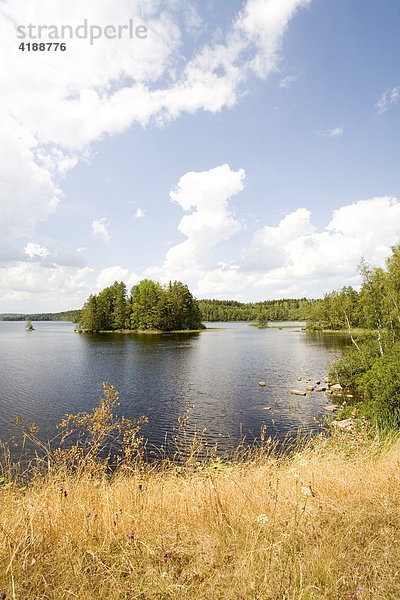 Seelandschaft (Insel Lommetuva) bei VIMMERBY/SMALAND  Schweden