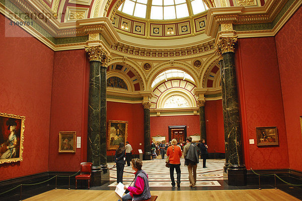 Innenraum National Gallery London Großbritannien