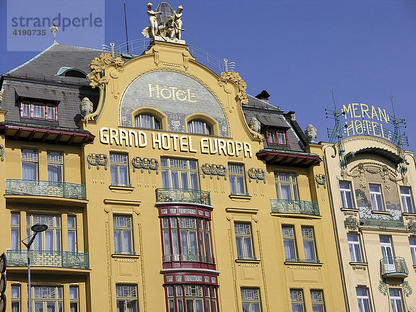 Grand Hotel Europa Wenzelsplatz Prag Tschechien