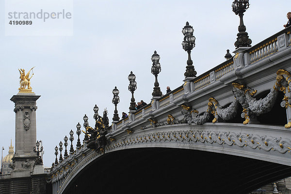 Pont Alexandre III. Paris Frankreich