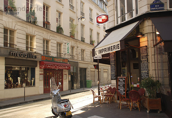 Straßenecke Paris Frankreich