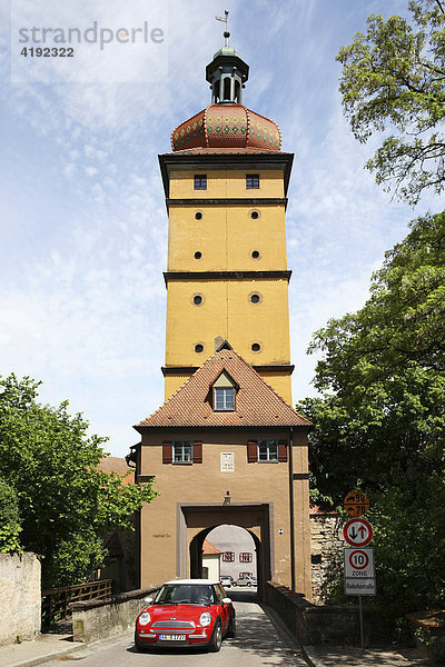 Stadttor Dinkelsbühl Bayern Deutschland