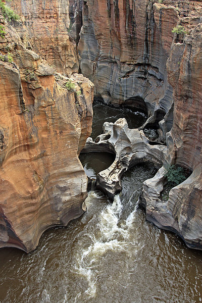 Blyde River Canyon Wasserfall an den 'Pot holes'  Mpumalanga  Südafrika  Afrika