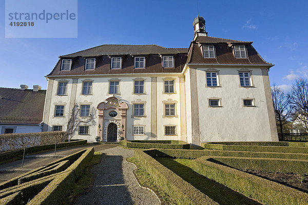 Das Barockschloss von Oberstotzingen  Schwäbische Alb  Baden-Württemberg  Deutschland