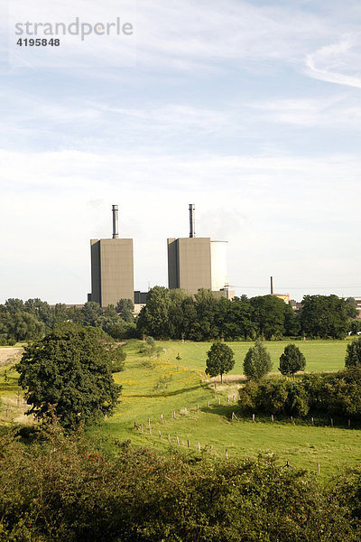 Kraftwerk Huckingen Duisburg  Nordrhein-Westfalen  Deutschland