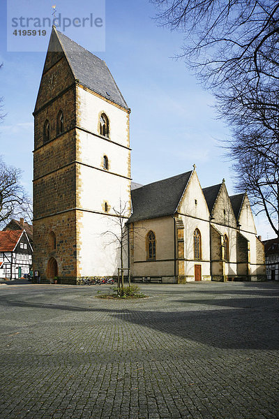 Evangelische St. Johanniskirche  Halle (Westfalen)  Nordrhein-Westfalen  Deutschland