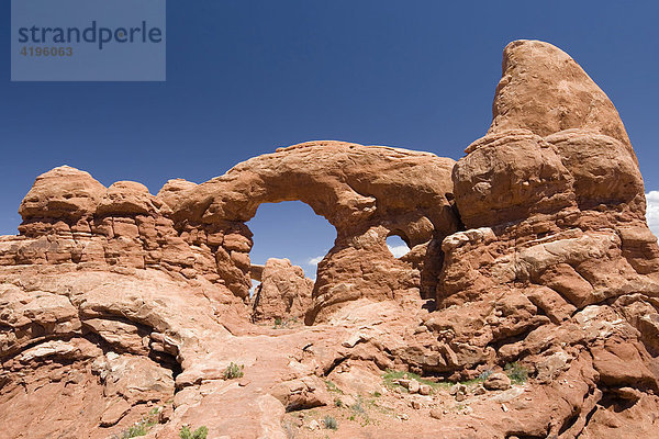 Turret Arch  Arches National Park  Moab  Utah  USA