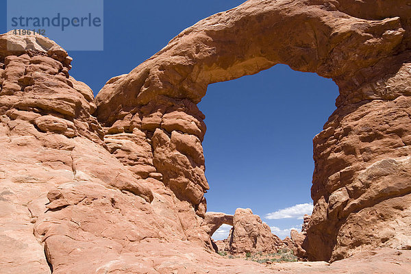 Turret Arch und North Window  Arches Nationalpark  Moab  Utah  USA
