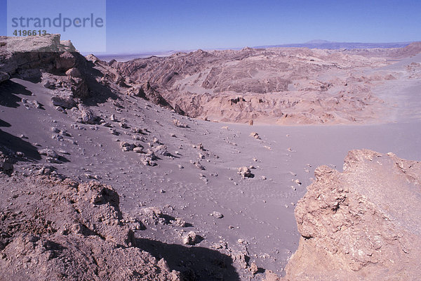 Wuestenlandschaft bei Valle de la Luna Chile