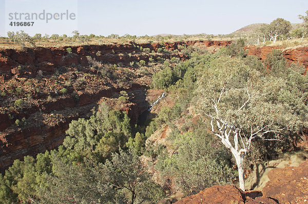 Dales Gorge und Fortescue Fall Karijini National Park Pilbara Region Westaustralien WA