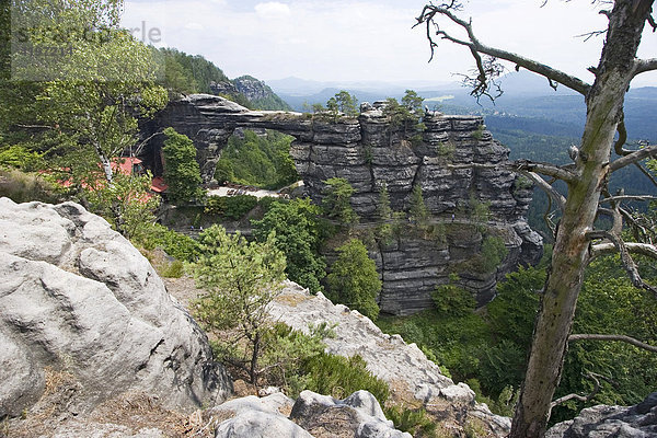 Prebischtor  Nationalpark Elbsandsteingebirge  Tschechien