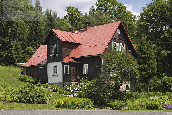 Wohnhaus  Nýcovy Domky  Isergebirge  Tschechien