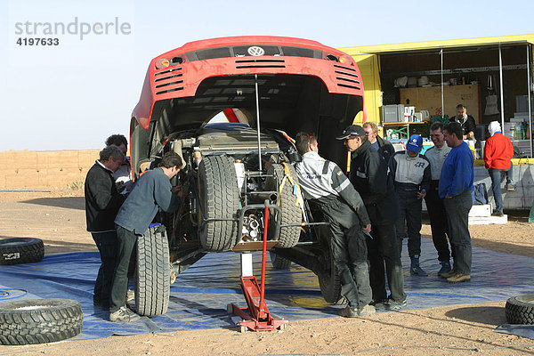 Paris-Dakar Fahrzeug Tarek  Prototyp Test in Marokko  Afrika