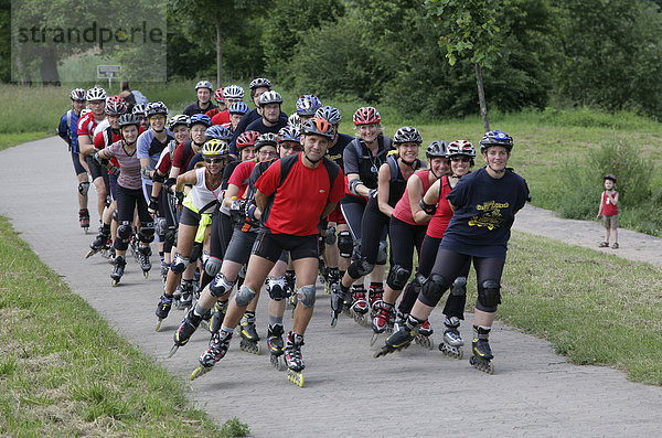 Inline-Skater beim Training