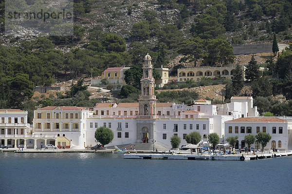 Kloster Taxiarchis Míchael Panormitis auf der Insel Symi bei Rhodos  Griechenland