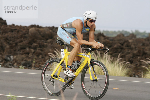 Ironman-Triathlet Chris Lieto (USA) in Hawaii  USA