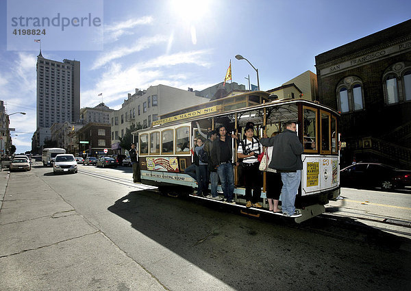 Cable Car in San Francisco  Kalifornien USA