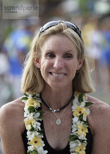 Die achtfache Ironman-Hawaii-Siegerin Paula Newby-Fraser (USA)