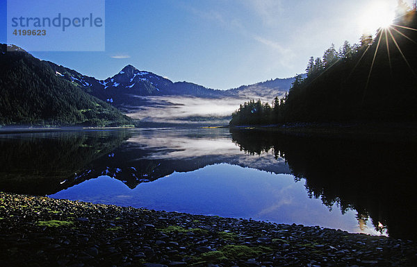Fjordlandschaft im Prince William Sound  Alaska  USA