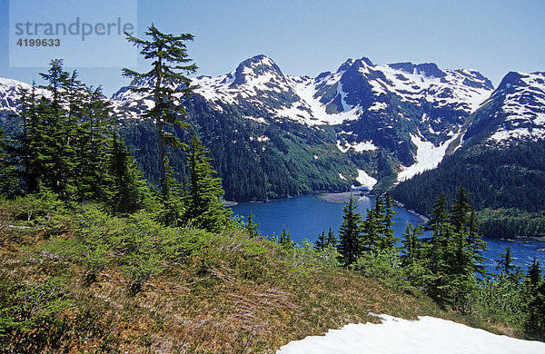 Fjordlandschaft  Prince William Sound  Alaska  USA