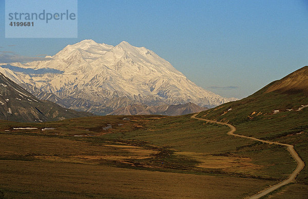 Mt. McKinley im Morgenlicht  Denali N.P.  Alaska  USA