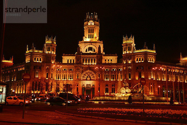 Hauptpost  Madrid  Spanien