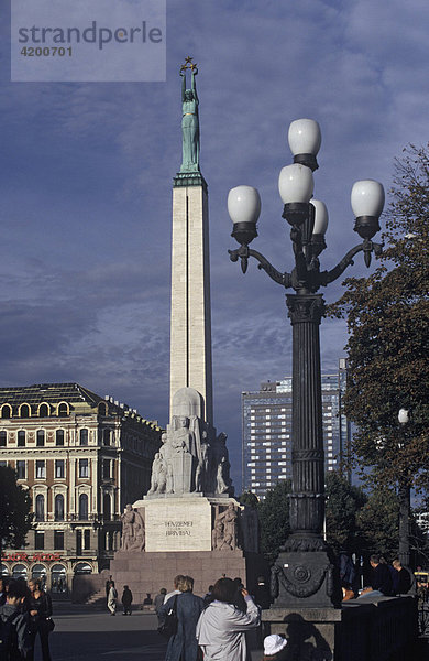 Freiheitsdenkmal (Nationaldenkmal) Riga  Lettland