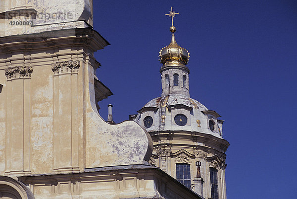 Peter und Paul Kathedrale  Detail  St. Petersburg  Russland  Osteuropa  Europa