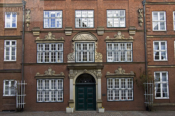 Historische Häuser  Peterstraße  Stadtteil Neustadt  Hamburg  Deutschland