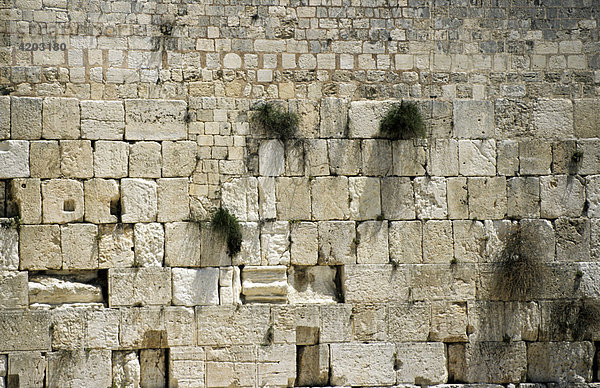 Klagemauer  Jerusalem  Israel
