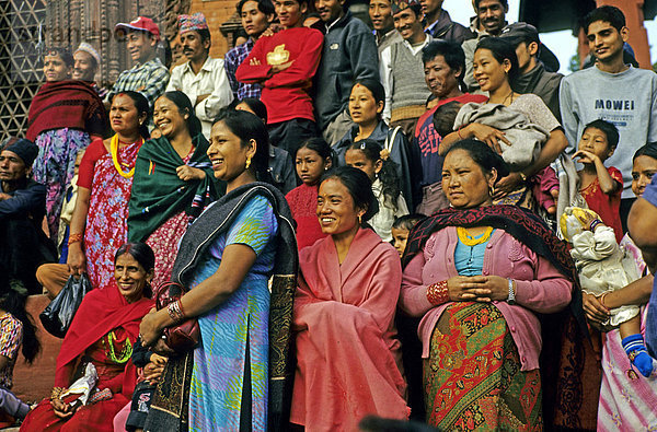 Einheimische  Kathmandu  Nepal  Asien