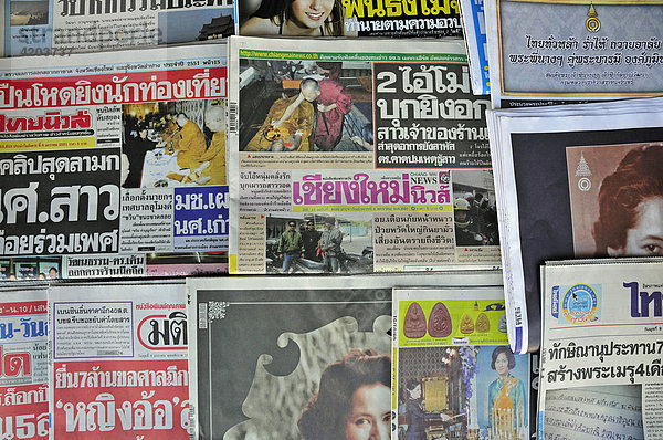 Tageszeitungen  Thailand  Asien