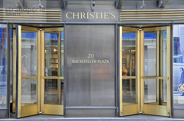 Auktionshaus Christie´s  Rockefeller Plaza  Midtown  Manhattan  New York City  USA