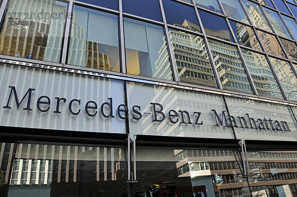 Niederlassung von Mercedes-Benz  Manhattan  New York City  USA