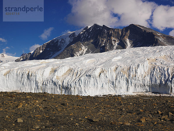 Dry Valleys (antarktische Trockentäler)  Canada-Gletscher im Taylor Valley  Antarktis